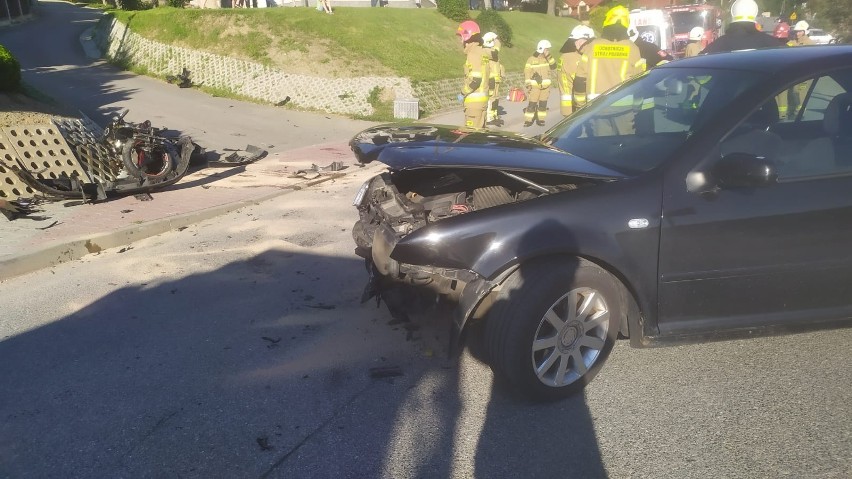 Niespokojna niedzielna na drogach. Kolizje w Tenczynie, Głogoczowie i Osieczanach 