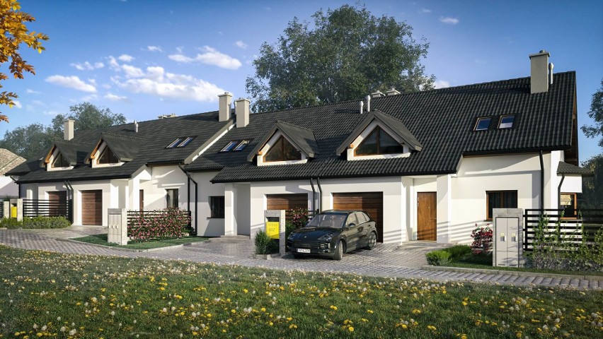 Kolejna inwestycja mieszkaniowa w Starachowicach. Powstaje Osiedle Pod Lasem z szeregowymi domkami (WIZUALIZACJE, ZDJĘCIA)
