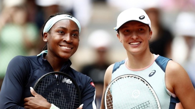 Cori Gauff i Iga Świątek