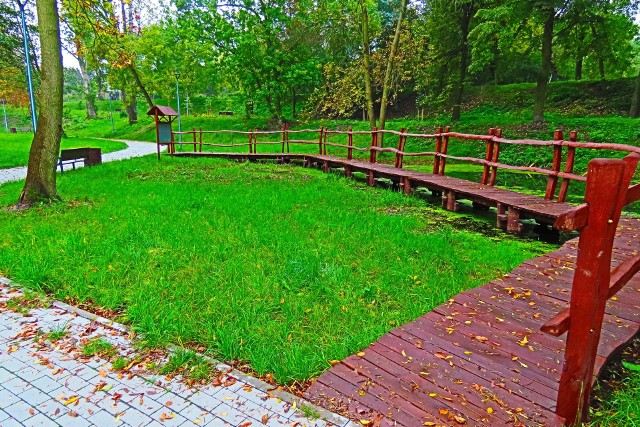 Tak Park Krakowska w Będzinie prezentuje się w pierwszym dniu astronomicznej jesieni  Zobacz kolejne zdjęcia/plansze. Przesuwaj zdjęcia w prawo naciśnij strzałkę lub przycisk NASTĘPNE