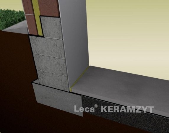 5. Kolejna warstwa to podłoże betonowe, które warto dozbroić i koniecznie należy oddzielić materiałem dylatacyjnym od ścian.