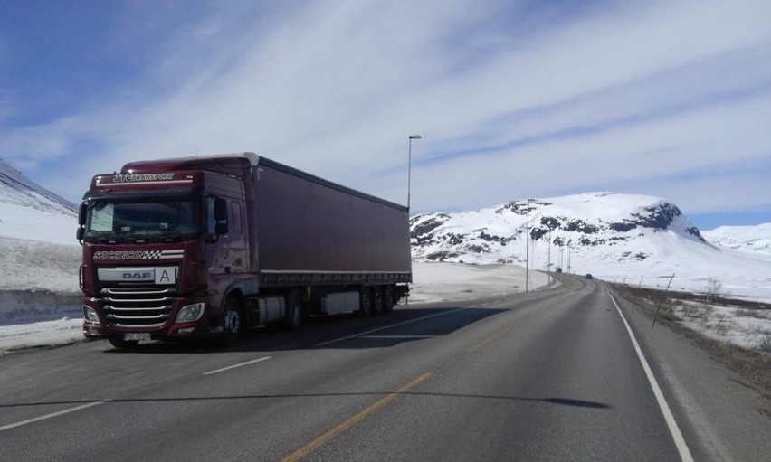 Spółka JTC Transport, transport całoroczny ładunków do Norwegii i Szwecji