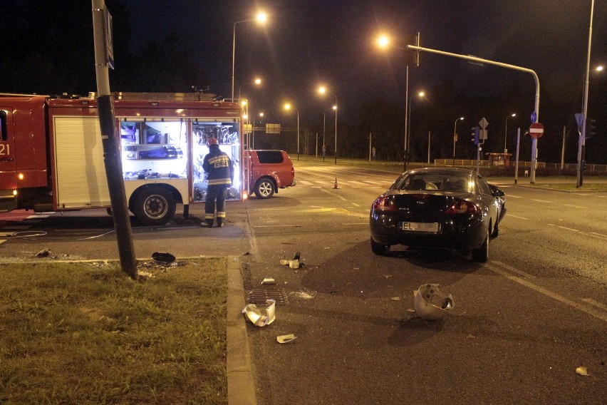 W wypadku na Zgierskiej w Łodzi rannych zostało 5 osób