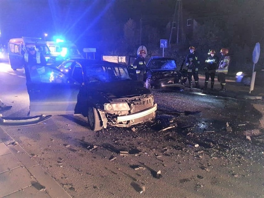 Wypadek w Węgrzcach w gminie Zielonki na drodze krajowej nr...