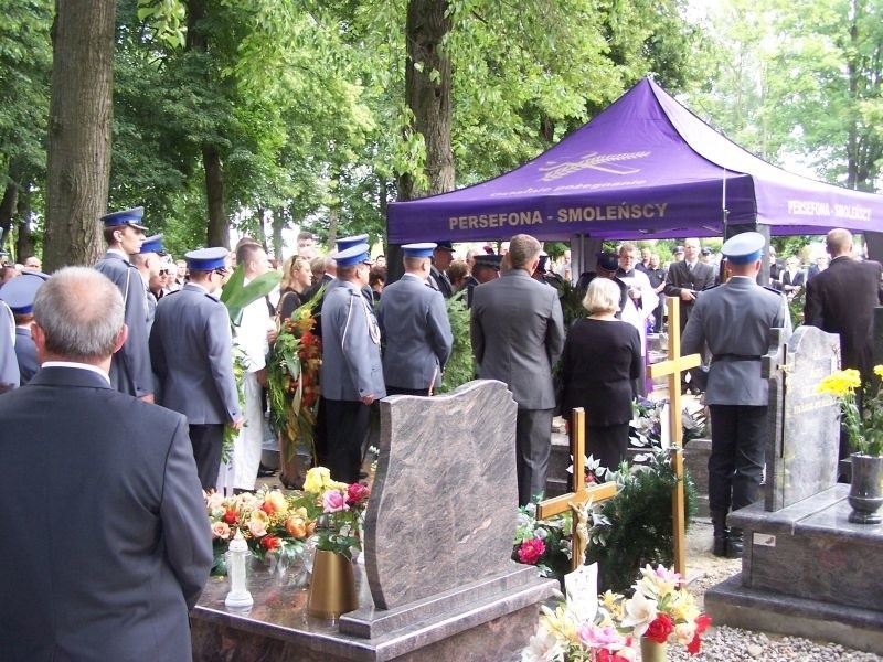 Pogrzeb policjantów z Nidzicy [ZDJĘCIA]. Zginęli w wypadku