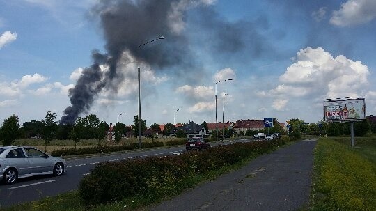 Pożar w Zabrzu-Mikulczycach