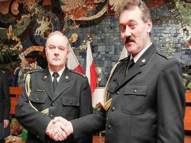 - Kontynuuj dobre rzeczy - mówił Konrad Przybylak (z lewej)  do Leszka Głowackiego