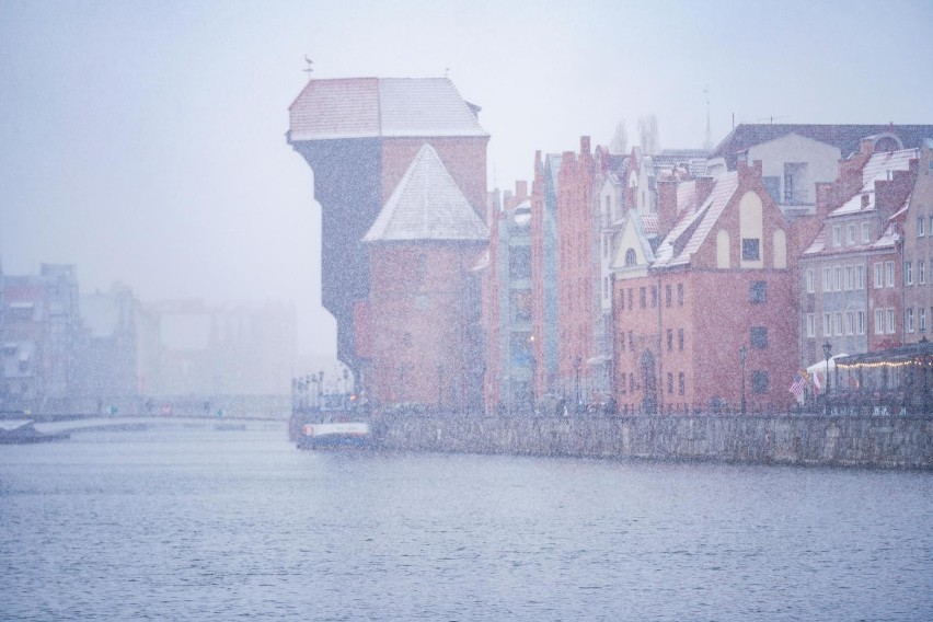 Pierwszy śnieg w Gdańsku, 30.11.2021