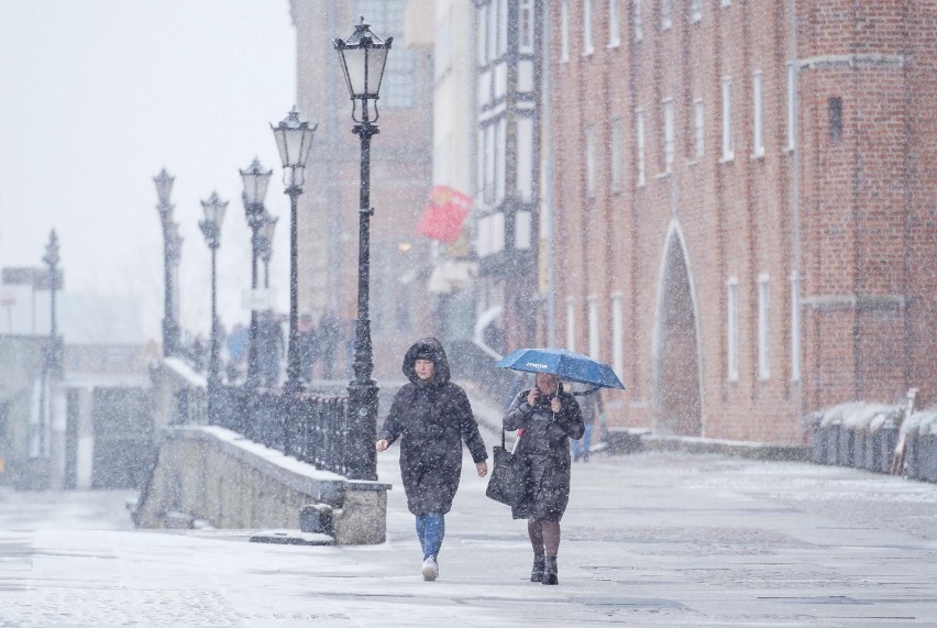 Pierwszy śnieg w Gdańsku, 30.11.2021