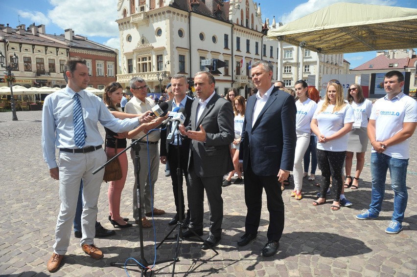 18.06.2016. rzeszow . grzegorz schetyna polska 2.0 platforma...