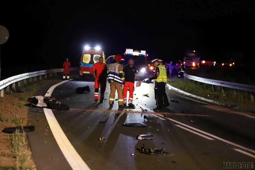 Nocny wypadek na obwodnicy Czarnowąsów w Opolu. Nie żyje motocyklista  [zdjęcia] | Nowa Trybuna Opolska