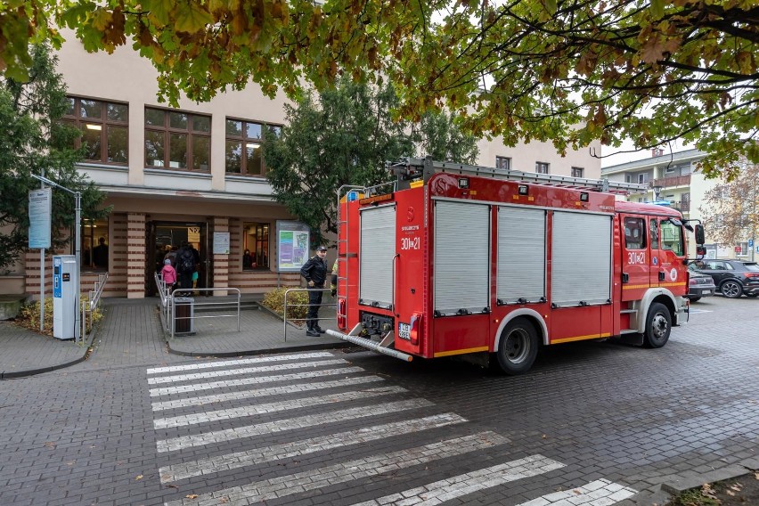 Pożar i ewakuacja w bydgoskim Szpitalu Dziecięcym