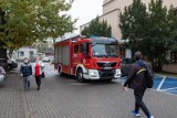 Zadymienie i ewakuacja w Wojewódzkim Szpitalu Dziecięcym w Bydgoszczy [zdjęcia]