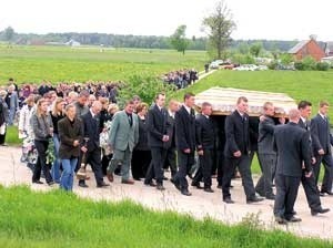 Pogrzeb Mariusza Domurada