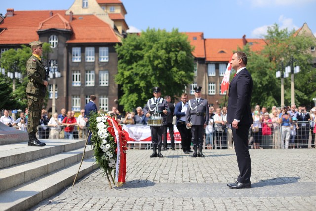 Prezydent Andrzej Duda w Katowicach