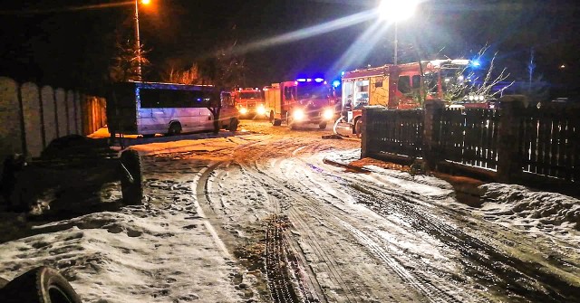 Pożar wybuchł w środę, 20 stycznia, tuż po godzinie 20.