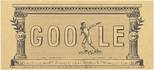 Google postanowiło uczcić 120 rocznicę pierwszych nowożytnych Igrzysk Olimpijskich