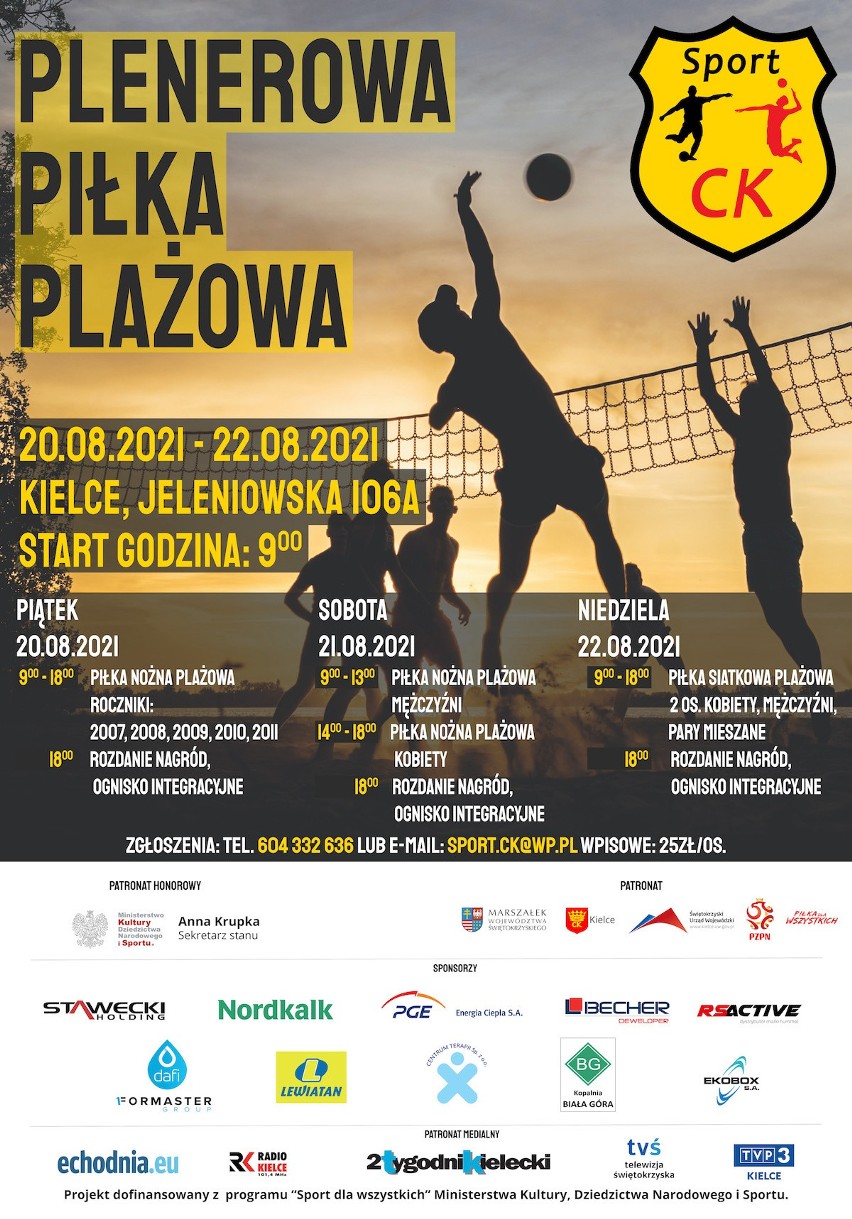 Plenerowa Piłka Plażowa Sport CK 2021. Będzie ciekawa...