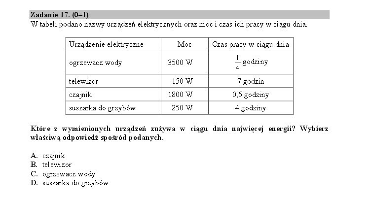 Egzamin gimnazjalny 2015 - przyroda - arkusz CKE -...