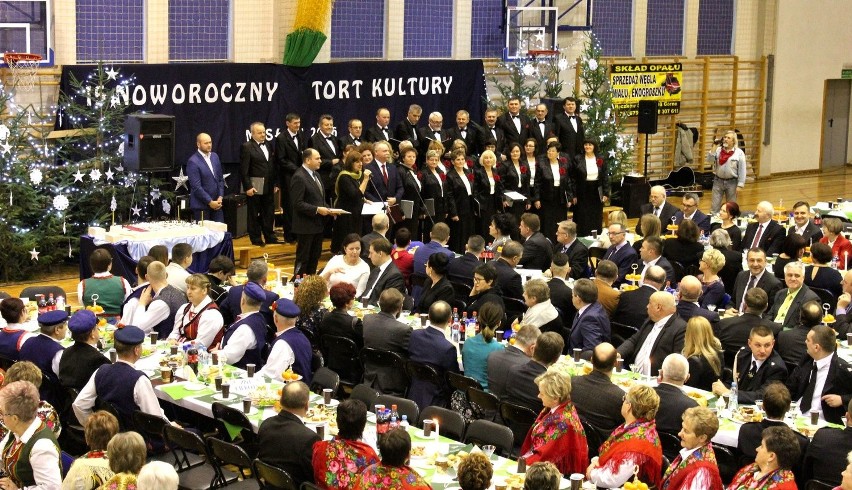 Noworoczny Tort Kultury w gminie Masłów