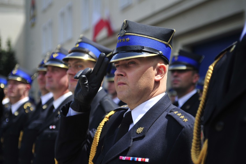 Kraków. Uroczysta promocja aspirantów straży pożarnej [ZDJĘCIA]