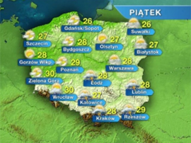 Do końca tygodnia bardzo ciepło. Ale później burzowo. Nad samym morzem temperatura powietrza będzie wynosić 25 stopni Celsjusza, w głębi lądu przekroczy 30 stopni - to prognoza pogody na najbliższy weekend dla regionu koszalińskiego.