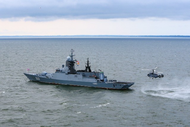 Rosjanie ostrzegają międzynarodowe statki na Morzu Czarnym. "Będą uznawane za obiekty wojskowe". Na zdjęciu statek rosyjskiej marynarki wojennej.