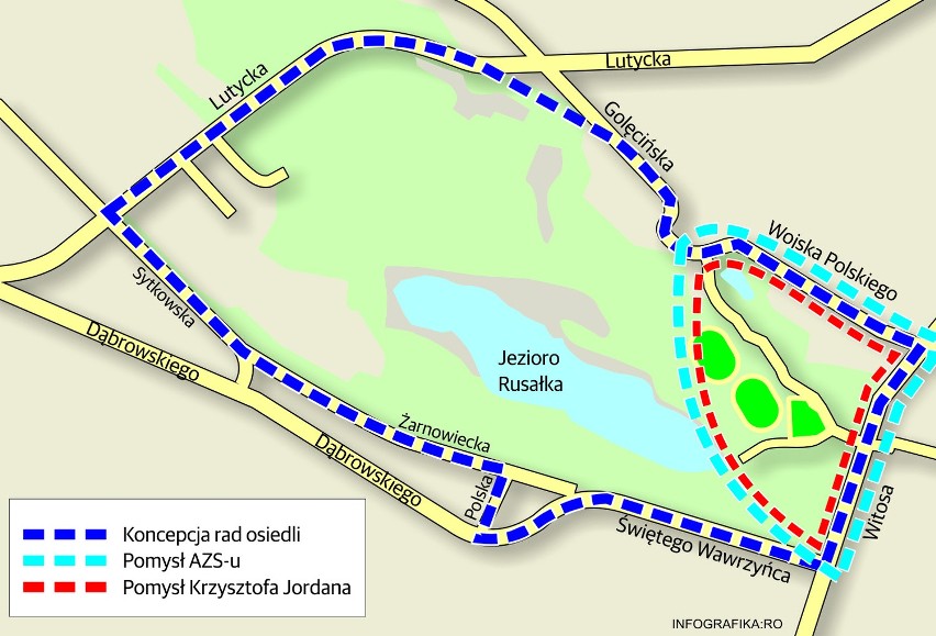 Jaki Golęcin i Rusałka? Rady osiedli przedstawiły swoje koncepcje