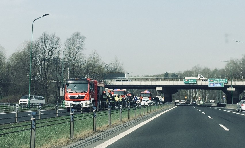 Wypadek w Dąbrowie Górniczej na DK 94