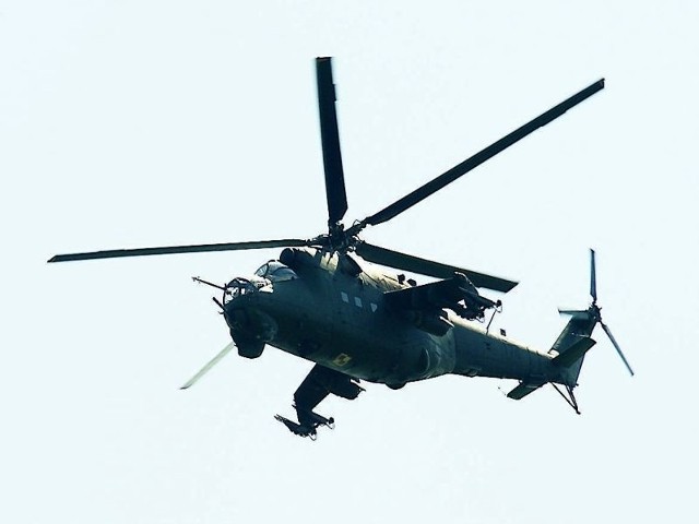 Mi-24. Takim śmigłowcem leciała załoga z Inowrocławia