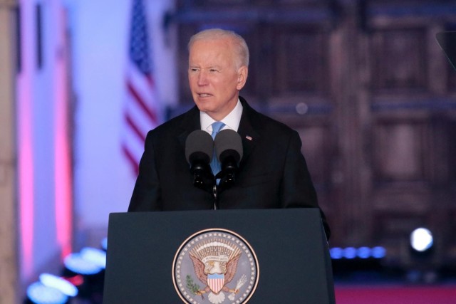 Prezydent USA Joe Biden w Warszawie
