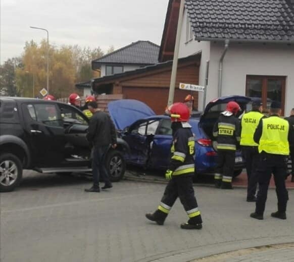 Do wypadku doszło na skrzyżowaniu ulic Wileńskiej i...