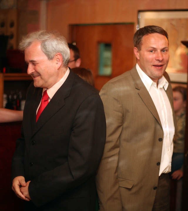 W 2008 roku Konstanty Dombrowicz i Rafał Bruski na imprezie dla dzieci „Gotowanie z VIP-ami” w restauracji „Gallery”.