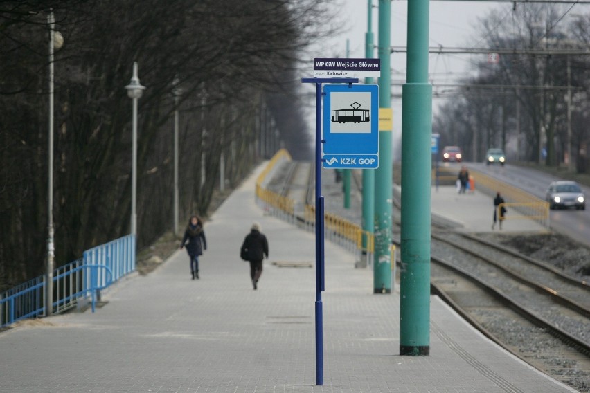 Remont torów przy Parku Śląskim