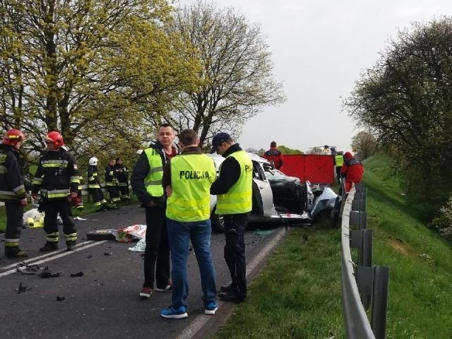 Do wypadku doszło we wtorek (25 kwietnia) rano na drodze...