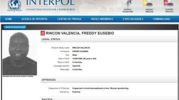 Freddy Rincon jest poszukiwany przez Interpol