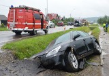 Zderzenie seata z BMW w Przedmieściu Dubieckim w powiecie przemyskim [ZDJĘCIA]