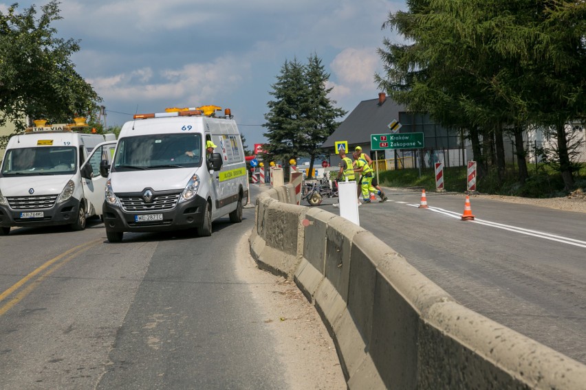 Droga ekspresowa S7 Lubień - Rabka. Pierwszy wiadukt już gotowy