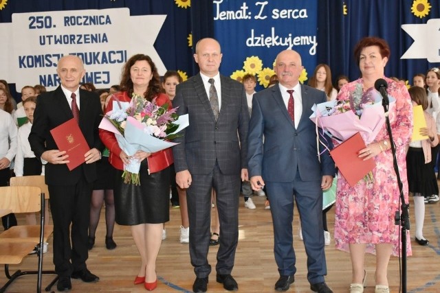 Dzień Edukacji Narodowej świętowano w szkole w Rusinowie.