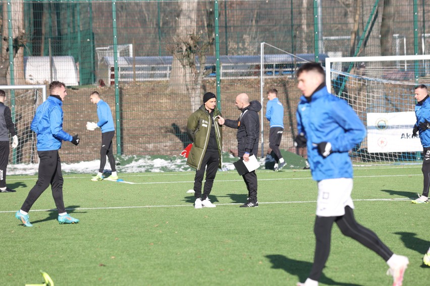 Hutnik Kraków. Pierwszy trening w 2023 roku (4 stycznia)....