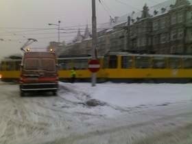 Tramwaje jeżdżą z opóźnieniem.