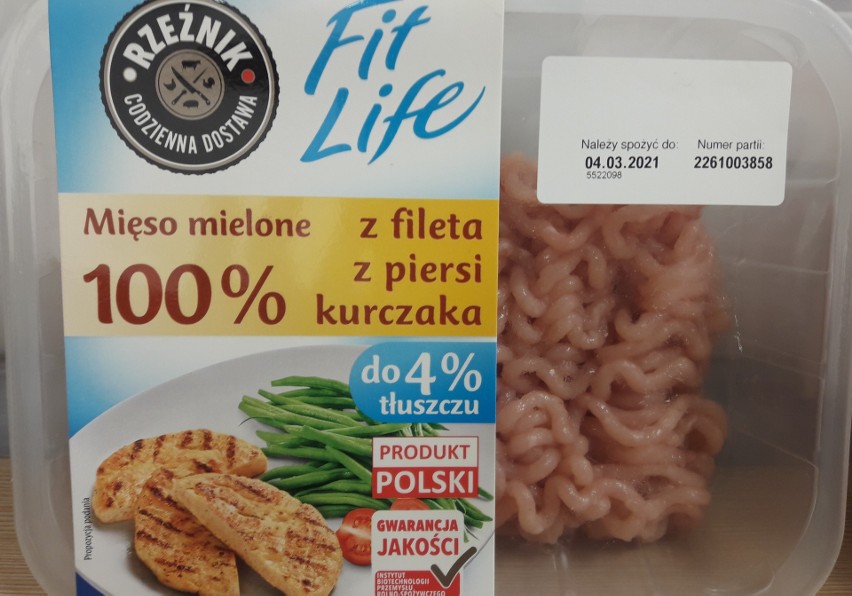 Mięso mielone z fileta kurczaka 400g (LIDL) - numer partii:...