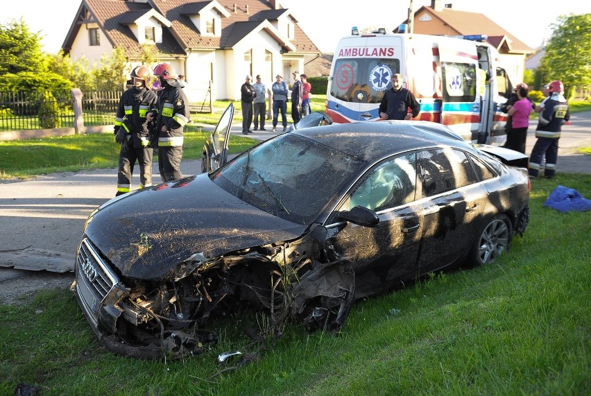 Trwa ustalanie okoliczności wypadku w Wacławicach w pow....