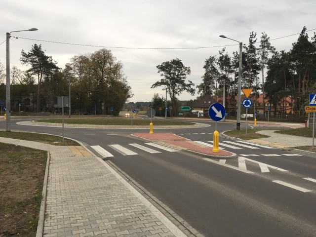 Zmodernizowany odcinek drogi wojewódzkiej nr 740 w Przytyku.