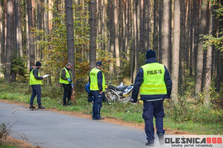 Wypadek quada pod Wrocławiem. Nie żyje 21-latek