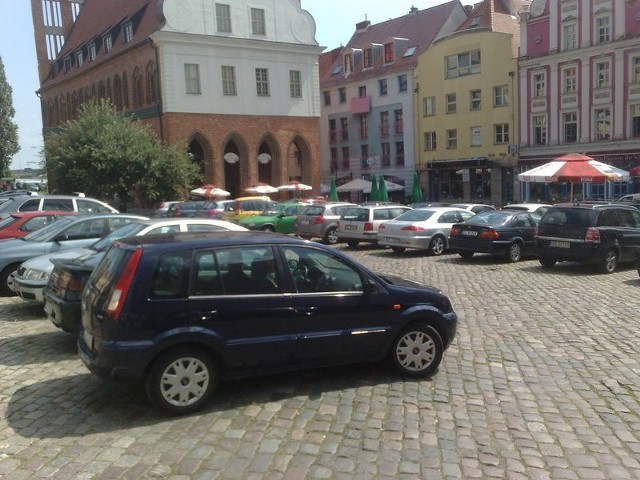 Rynek Sienny w Szczecinie.