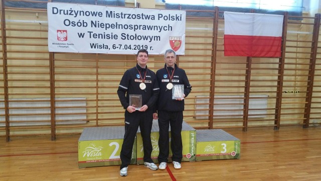 Mariusz Matejek (z prawej) wraz z Paweł Mazurykiem