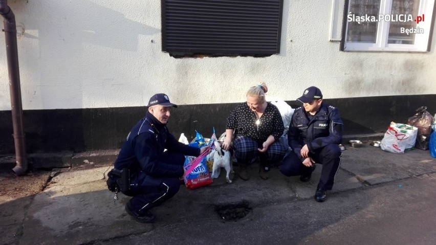 Będzińscy policjanci ponownie przekazali dary dla schroniska w Sosnowcu ZDJĘCIA