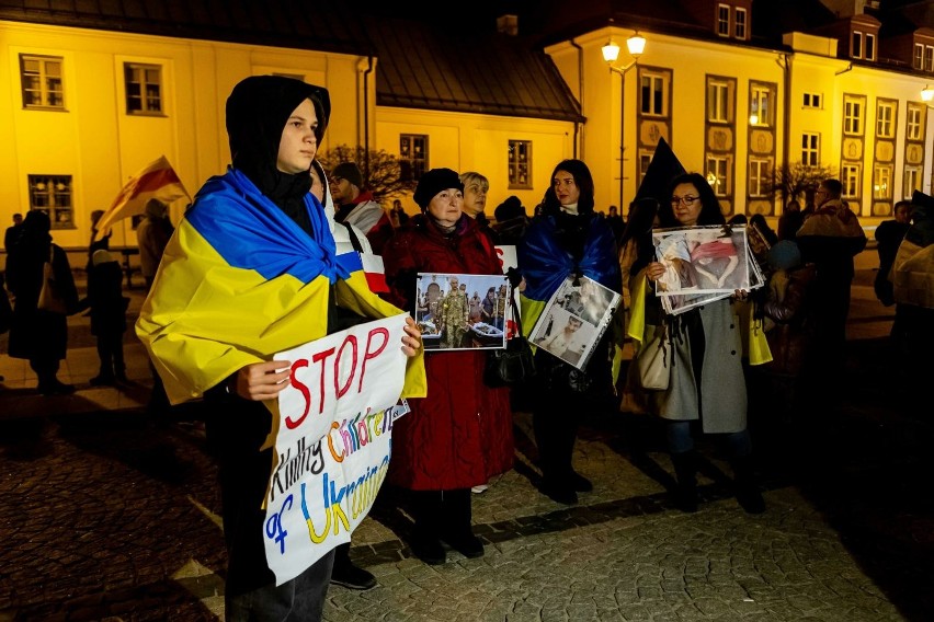 Manifestacja solidarności z Ukrainą i protestu przeciwko...
