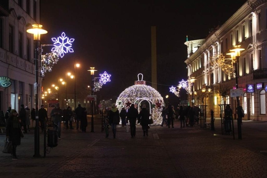 Świąteczne iluminacje rozświetliły lubelski deptak (ZDJĘCIA)